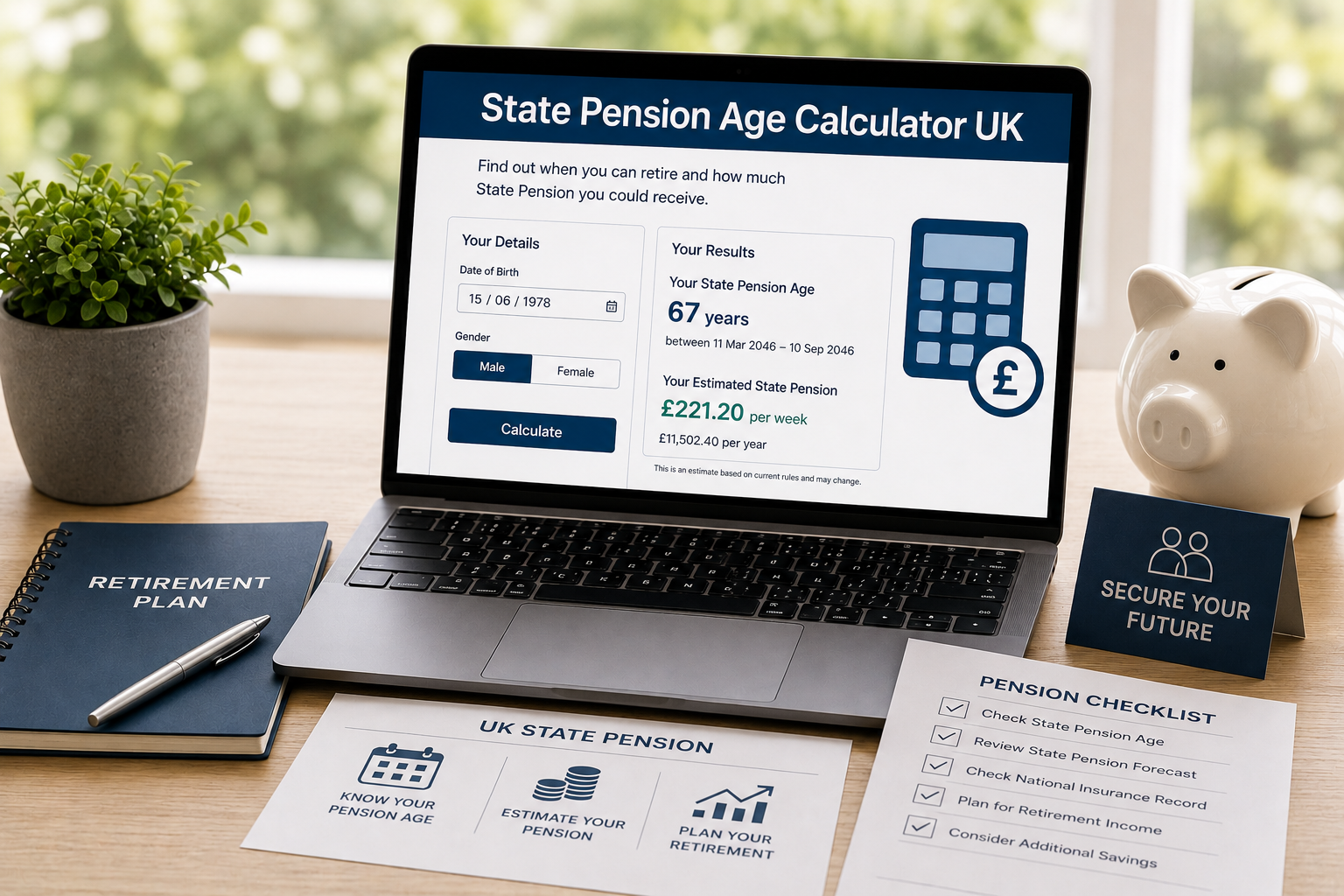 State Pension Age Calculator UK